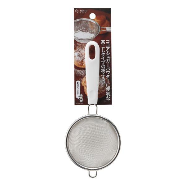 ココア・シュガーパウダーに便利な粉ふるい。茶こしタイプでササッと使える！