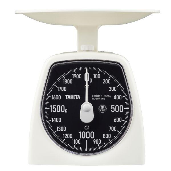タニタ アナログクッキングスケール ホワイト 2kg KA-442WH