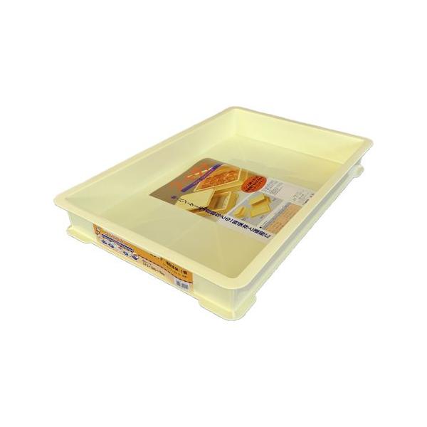 主にモチの一時保存と運搬に最適です。浅型。サイズ：573×386×78mm