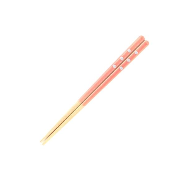 訳あり ほんとうにすべらないお箸　子供用 ドットＰＫ　ピンク HSR-021   (コンパクト便可)