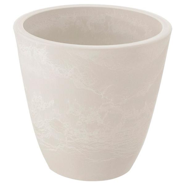 こだわりの高い質感でワンランク上のディスプレイを。プラスチックに自然素材を混ぜ合わせ、高いデザイン性を実現しました。陶器に比べると軽量で、割れにくく、扱いやすいコンテナです。シンプルなフォルムで植物を選びません。仕様・注意事項●素材：ポリエ...