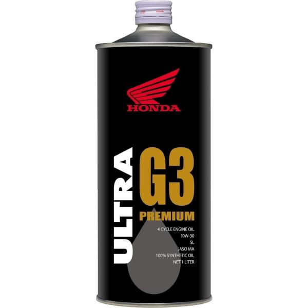 他サイト： 訳あり ホンダ　ウルトラ Ｇ３　ＳＬ１０Ｗー３０ ＭＡ　１Ｌの商品画像