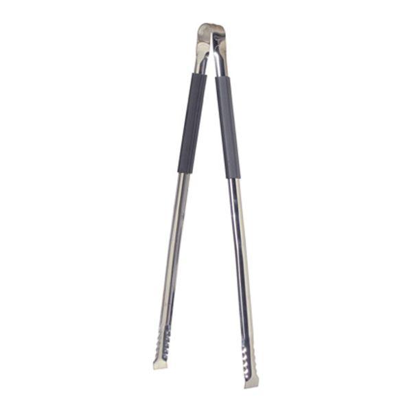 熱いもの、危険なものなどの移動や除去に。　●サイズ：幅２３×奥行４７×高さ４５０ｍｍ　●重量：１８５ｇ　●材質：１８−０ステンレス鋼板・合成ゴム