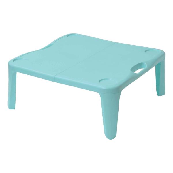 行楽に最適なミニテーブルドリンクホルダー付仕様・注意事項【商品サイズ】幅550×奥行500×高さ230(mm)【構造部材】ポリプロピレン