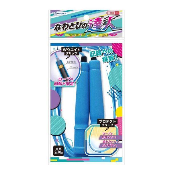 跳びやすさにこだわったウエイト入りのグリップでロ−プの回転が安定!