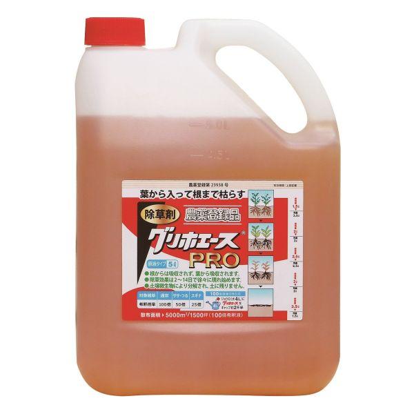 ハート グリホエース ＰＲＯ ５Ｌ 除草剤 :822916:ホームセンター