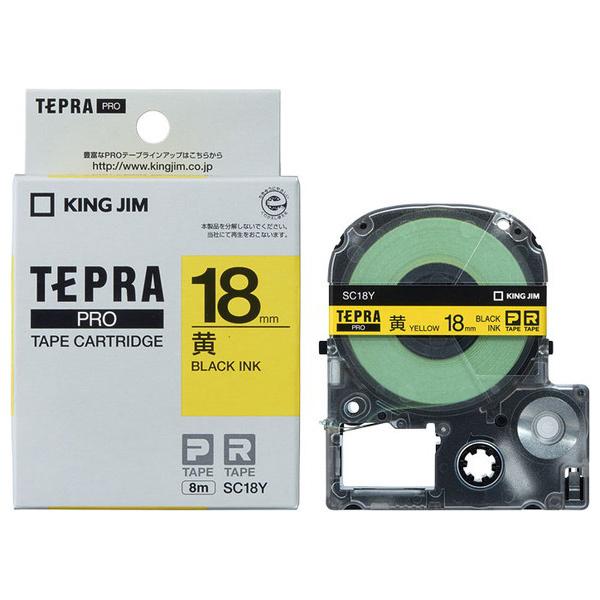 �L���O�W�� KING JIM �u�e�v���vPRO PRO�e�[�v�J�[�g���b�W�E�J���[���x�� SC18Y �e�[�v ���� �F �� �p�X�e�� (�R���p�N�g�։�)
