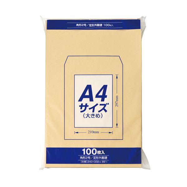 マルアイ PK−Z128 角形2号クラフト封筒 100枚束