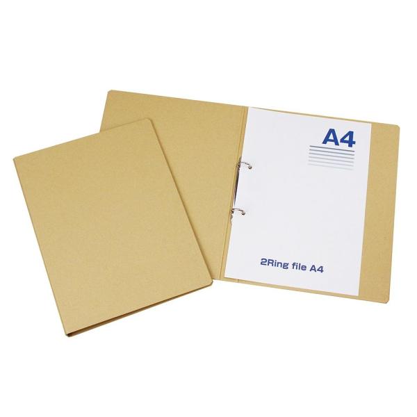 訳あり Ａ４　２リングファイル　クラフト　307×238×30mm XC-508A