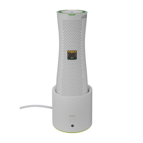使い捨てずにゴミが出ないエコ除湿器。気になる場所に置くだけで除湿＋脱臭。吸湿後は乾燥用スタンドで乾燥させると約80分で復活。水捨て不要で繰り返し使えます。電源：AC100V　50/60Hz 消費電力：125w 乾燥時間：約80分 タイマー：...