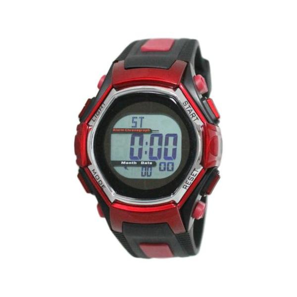 ストップウォッチ機能付き腕時計仕様・注意事項FDM7861-RD保証書有