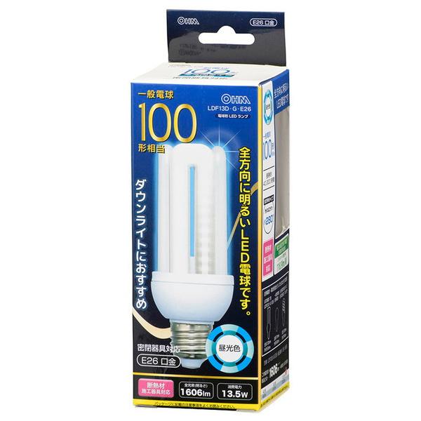 OHM I[d@ LEDd D` E26 100` F LDF13D-G-E26