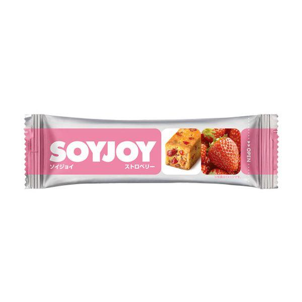 「ソイジョイ(SOYJOY)」は、小麦粉を使用せず大豆をまるごと粉にした生地に、フルーツやナッツを加えて焼き上げた新しいタイプの栄養食品です。植物性タンパク質や大豆イソフラボン、食物繊維など、大豆の栄養をおいしくスマートに摂る事ができます。