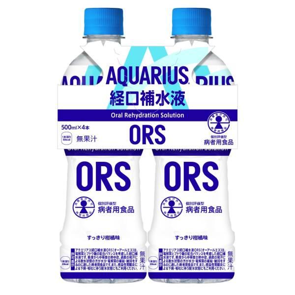 コカ・コーラ アクエリアス 経口補水液 ORS 500ml×4本パック