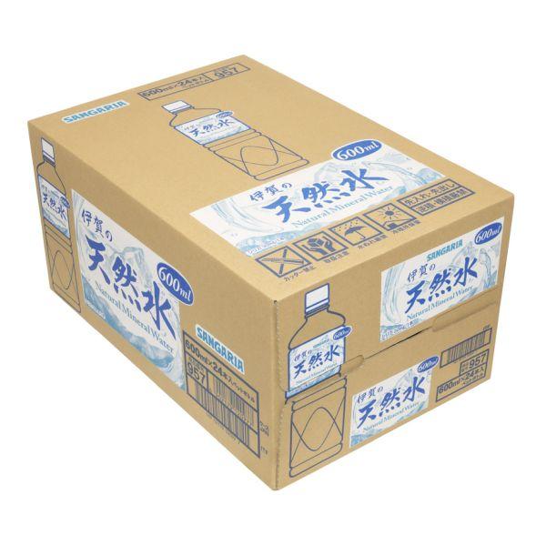 他サイト： サンガリア 伊賀の天然水 600ml 24本入り (同梱不可)の商品画像