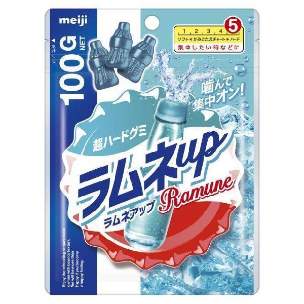 噛んで集中オン！ラムネ味のハード食感グミ。名称：グミキャンデー原材料名：水あめ(国内製造)、砂糖、ゼラチン、植物油脂、でん粉/ソルビトール、酸味料、増粘剤(アラビアガム)、香料、クチナシ色素、光沢剤、(一部にゼラチンを含む)栄養成分(1袋(...