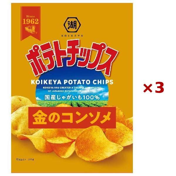 国産じゃがいも100％使用。チキンとポークに特製スパイスをブレンドし、美味しさを詰め込んだ濃厚なおいしさ。名称：スナック菓子原材料名：馬鈴薯(日本：遺伝子組換えでない)、植物油、砂糖、食塩、香辛料(大豆を含む)、ぶどう糖、ミートエキス調味パ...