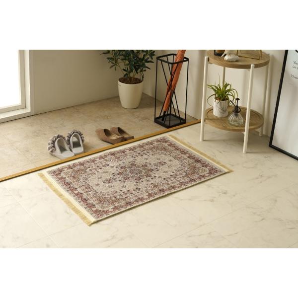【SALE】トルコ製ラグ　モダールレーヨン約120cm x 70cm SALE】トルコ製ラグ モダールレーヨン約120cm x 70cm