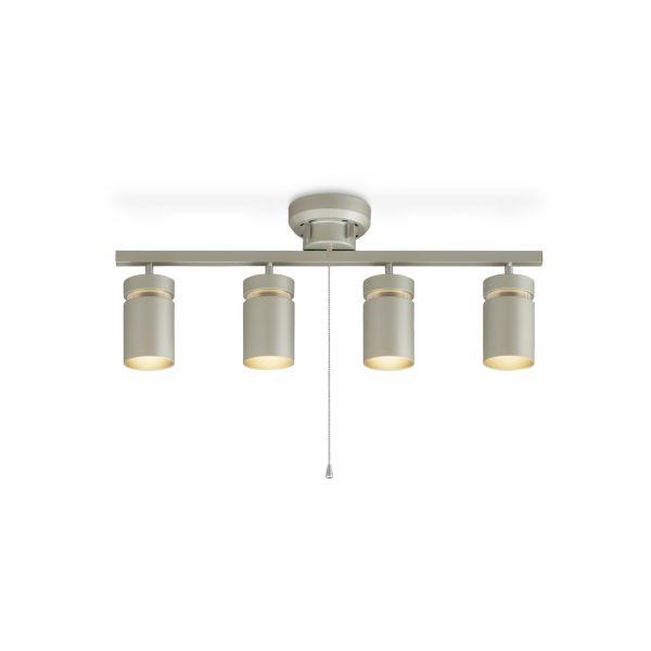 新品 アイリスオーヤマ4灯シーリングライト CE4LA-22SS-MS シルバー 照明/4灯シーリングライト CE4LA-22SS-MS メタリックシルバー/アイリス