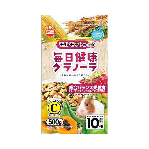 他サイト： 訳あり マルカン モルモットの主食 毎日健康グラノーラ 500g ML-72の商品画像