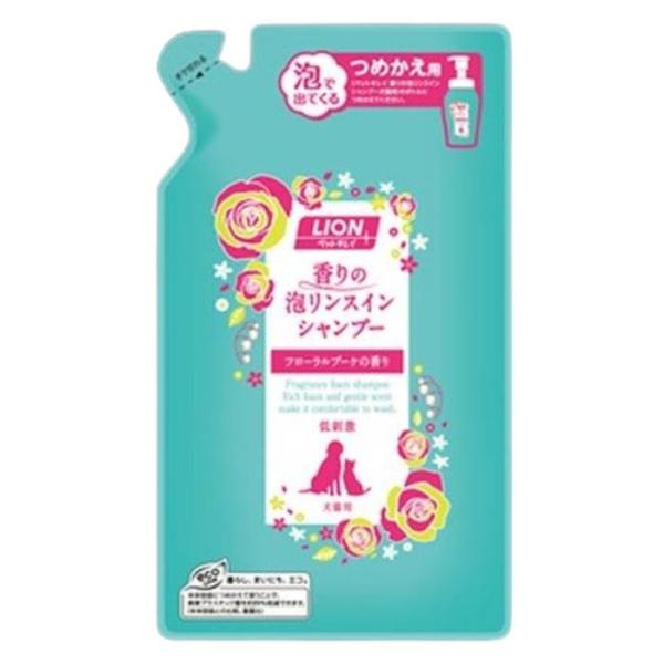 他サイト： 訳あり ライオン 香りの泡 リンスインシャンプー 犬猫用 詰め替え 360ml (コンパクト便可)の商品画像