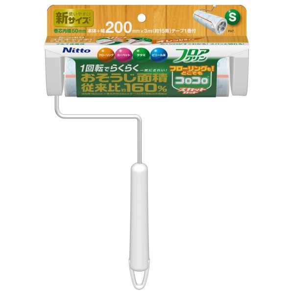 広範囲のカーペットの掃除に最適な、幅広タイプの粘着クリーナー。●テープ幅従来比約125%●1周分の長さ従来比約130%※従来サイズ幅160mm×替芯内径38mmテープとの比較●おそうじ面積従来比約160%アップ※1回転の面積比全長(約)：3...