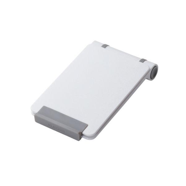 折りたたんでコンパクトに持ち運びできる!使用シーンに応じて最適な角度に調整できるフリーアングルタイプのタブレット用コンパクトスタンド。