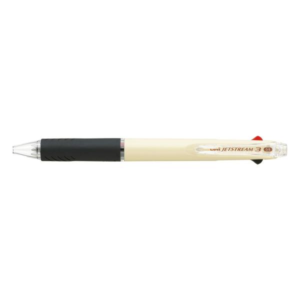 【メール便対応3本セット】三菱鉛筆 三色ボールペン ジェットストリーム 0.5mm アイボリー SXE340005.46