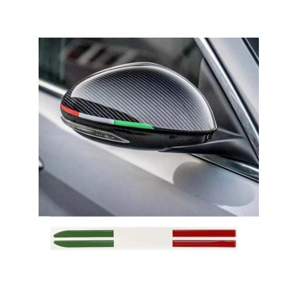 イタリア国旗 ステッカー サイドミラー ドアミラー シール デカール カスタム FIAT フィアット 500 チンクエチェント パンダ 500C 500X