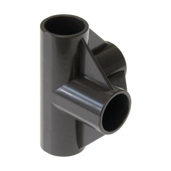 ■SPACIO プラスチックジョイント PJー100BG ダークグレー グレー【1081529:0】[店頭受取不可]