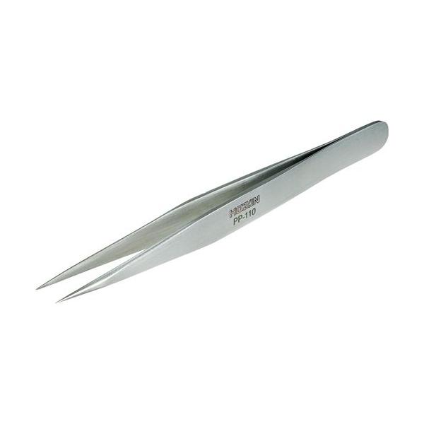 ■HOZAN ピンセット 全長125mm【1148635:0】[店頭受取不可]