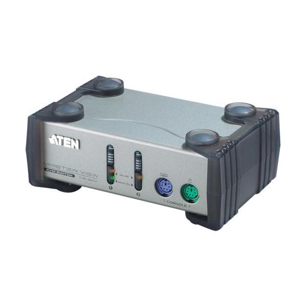 ■ATEN KVMスイッチ 2ポート/PS/2 /VGA【1152988:0】[送料別途見積り][店頭受取不可]