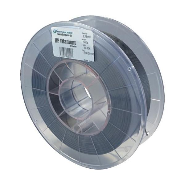 《メーカー》ホッティーポリマー（株）《品番》HPF-BK500《特長》●汎用のＦＤＭ方式３Ｄプリンターで使用できる軟質フィラメントです。●ゴムライクな柔らかさをもつ軟質フィラメントです。●軟質でありながら、フィラメント形状の時点では剛性があ...