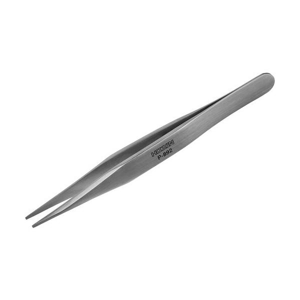 ■HOZAN ピンセット 125mm 厚肉型【1205170:0】[店頭受取不可]
