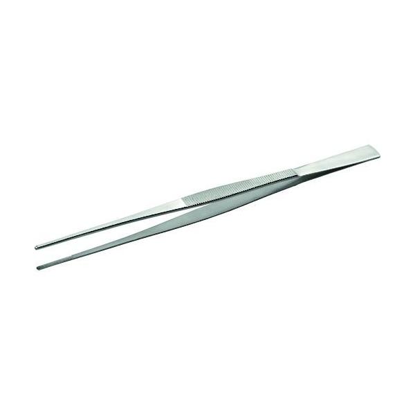 ■アネックス ステンレスピンセット ロング300mm直(先端ギザ)【1264182:0】[店頭受取不可]