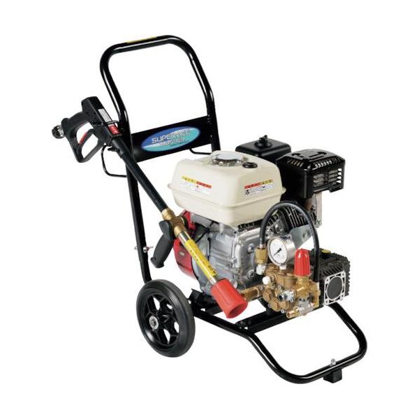 ■スーパー工業 エンジン式高圧洗浄機 SEC-3007-2N コンパクト&カートタイプ【1358722:0】[店頭受取不可]