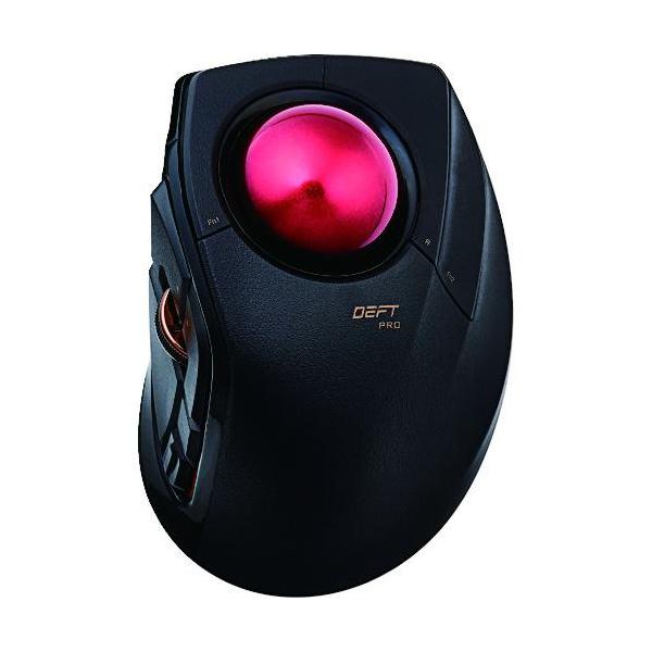 他サイト： ■ELECOM マウス トラックボール「DEFT PRO」(人差し指操作タイプ) 8ボタン 有線/無線/Bluetooth対応 ブラック【1480467:0】[店頭受取不可]の商品画像