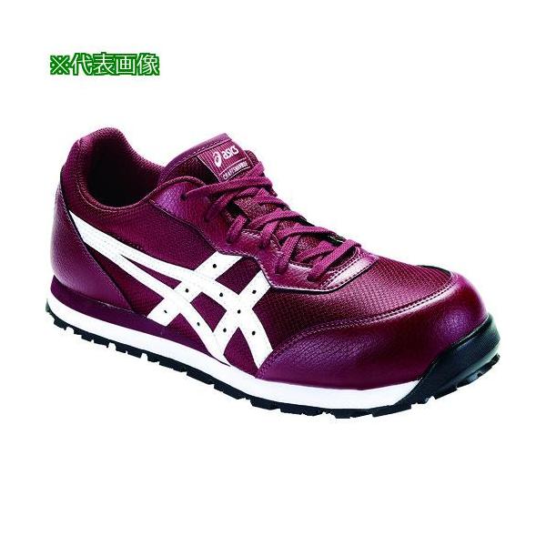 ■ASICS ウィンジョブ CP201 チリフレーク×ホワイト 26.5cm【1487802:0】[店頭受取不可]