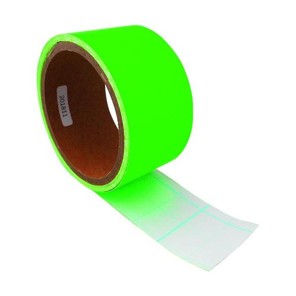 ■WAKI 蛍光テープ 50mmX3m 緑【1776611:0】[店頭受取不可]