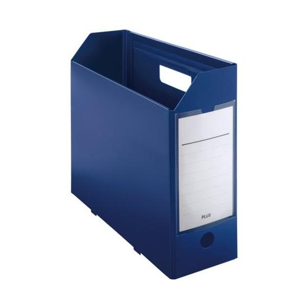 《メーカー》プラス（株）《品番》FL-125BF NV《特長》●形が崩れにくいです。●丈夫なＰＰ組み立て式ボックスファイルです。●底面の折り方を工夫＆底板付きです。●たくさん入れても底抜けしにくいです。《用途》《仕様》●色:ネイビー●横(m...