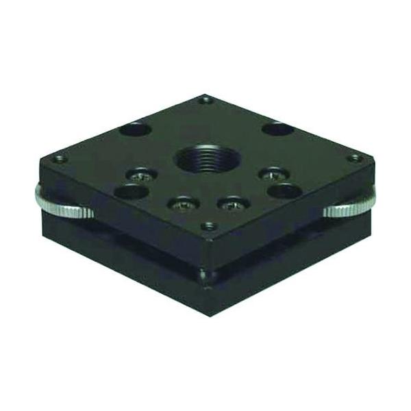 《メーカー》中央精機（株）《品番》TD-604《特長》●送り方式が異なる2軸の傾斜ステージです。●上ステージとベースの間にあるボールが傾斜の支点になります。●安価な手動ねじ式と細かな調整が可能なマイクロメータ式があります。《用途》●カメラ、...
