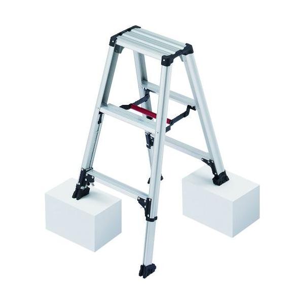 ■ハセガワ 専用脚立 脚軽 RZS 3段(脚部伸縮式)【2115992:0】[店頭受取不可]