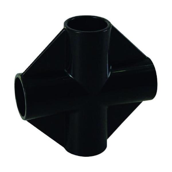 他サイト： ■YAZAKI イレクター Φ28 プラスチックジョイント J-6B ブラック【2162734:0】[店頭受取不可]の商品画像