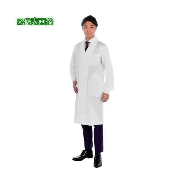 《メーカー》トラスコ中山（株）《品番》WLC-MD-LL《特長》●綿混紡の素材で通気性に優れ、着心地が軽いタイプです。《用途》《仕様》●色:ホワイト●サイズ:LL●着丈(cm):115●肩幅(cm):47●袖丈(cm):60●タイプ:ダブル...