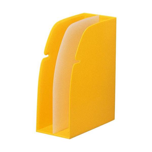 《メーカー》（株）ＬＩＨＩＴ　ＬＡＢ．《品番》G1630-5《特長》●底部はファイルやホルダーがすべりにくい工夫をしています。●2個連結できるジョイント付きです。《用途》《仕様》●色:黄●幅(mm):106●奥行(mm):204●高さ(mm...