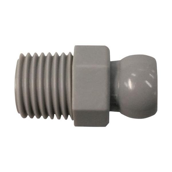 ■NIKKI クーラントシステム1/4 コネクター灰色 PT1/4 2個入【2531563:0】[店頭受取不可]