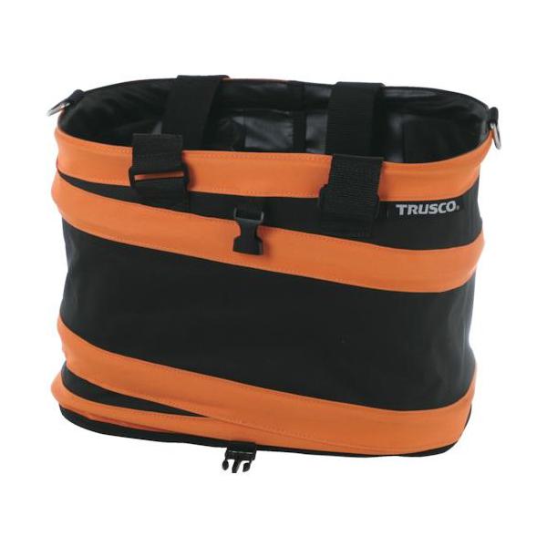 《メーカー》トラスコ中山（株）《品番》TJB-SQ《特長》●使用時はバネの力で立ち上がります。●両サイドのバックルにより立ち上がり時のバネはしっかり押さえ、使わないときはコンパクトに収まります。《用途》●工具・部品の収納に。●作業時に出たゴ...