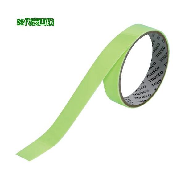 ■TRUSCO 高輝度蓄光蛍光テープ 12mmx1m【2565289:0】[店頭受取不可]
