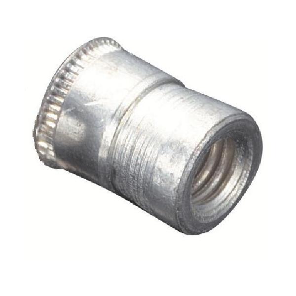 ■TRUSCO インサートナット M5X0.8 下穴7.3 6個入パック (スチールSUM23L)【2575388:0】[店頭受取不可]