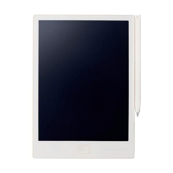 《メーカー》（株）キングジム《品番》BB-14-W《特長》●何度も書いてすぐに消せる、A6手帳サイズの電子メモパッドです。●ボタンひとつで画面を消去できます。●電池交換可能で、何度も繰り返し使えます。●筆圧で線の太さが変わるハイコントラスト...